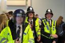 Students took part in an emergency services workshop