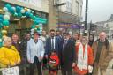 Roger Ingham was guest of honour at an open day at Skipton Pharmacy