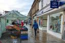 A quiet Skipton Market this morning (Friday)