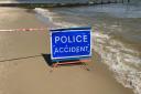 The scene of a fatal stabbing at Durley Chine Beach in Bournemouth (Angus Williams/PA)