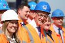 First Minister John Swinney during a visit to the Levenmouth rail link (Jeff J Mitchell/PA)