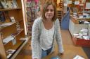 Councillor Debbie Davies at closure-threatened Baildon Library