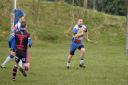 Craig Nicholson in action for Cowling Harlequins against Methley