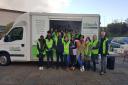 YDMT volunteers join the InTouch Foundation at one its mobile kitchen sessions