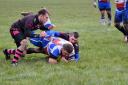 Daz Greenwood scores the Cowling Harlequins try