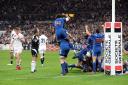 France's players celebrate at the final whistle after bating England in Paris – Picture:Gareth Fuller/PA Wire