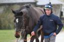 Jockey Robbie Power with Supasundae during a visit to trainer Jessica Harrington's stables – Picture: Niall Carson/PA Wire