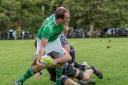 Will Bell scored Wharfedale Foresters first try at York 2nds. Picture: Ro Burridge