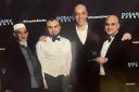 The Barlick Raj team at the awards ceremony in Manchester