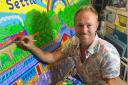 Stephen Waterhouse will be exhibiting a six metre long piece that he is creating for Settle Primary School.