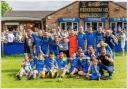 The squad directly after the President's Cup win at Padiham FC