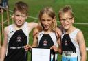 Ermysted's Year Seven Team are all smiles as the become national champions at the English Schools' National Fell Running Championships