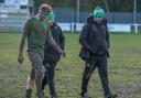 Jon Feeley (right) feels many community rugby clubs will face a battle to survive this year. Picture: Ro Burridge
