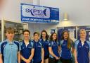Pictured L-R, Sean Smith, Sam Smith, Harry Cockburn, Amelia Redfearn, Fennella Turner, Poppy Dunne and Joe Burgess along with Zak Sheriff have been chosen from the national rankings database.