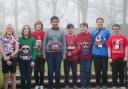 Some of the students in their splendid Christmas jumpers. Picture Skipton Academy