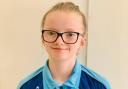 Lily Oddy (age 11) of Skipton Swimming Club who won a bronze medal at the gala.