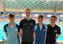 The 14-16 years 400m freestyle team (pictured)