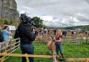 Filmng taking place at Kilnsey Show last year