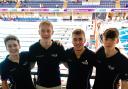 Skipton Swimming Club competitors at the England National Winter Championships. Pic by Skipton Swimming Club