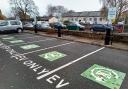 EV charging in a Gargrave public car park