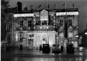 Skipton Town Hall, all dressed up for the coronation of Queen Elizabeth in 1953
