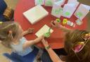 Preschool children will have their art work on show