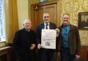 Julian Smith MP meets with Colin Coleman and Chris Hirst from Settle Pool