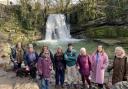 Walking group at Janet's Foss