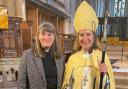 The Rev Julie Clarkson, left, with Bishop Anna Eltringham at Bradford Cathedral