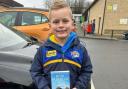 Alfie Robinson, West Craven Warriors U-9s player on World Book Day dressed as former Rhino Rob Burrow