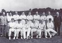 The Barnoldswick cricket squad that won the Ribblesdale Senior League in 1956