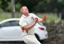 Addingham bowler Ted Haggas has taken 24 league wickets this season at an average of 18.54 to help put his side on the brink of promotion to Division One Picture: Andy Garbutt.
