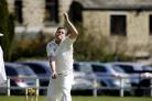 Damian Rowell took three wickets for Haworth in their vital win. Picture: Bob Smith.