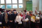 Some of long service Friends volunteers at Airedale