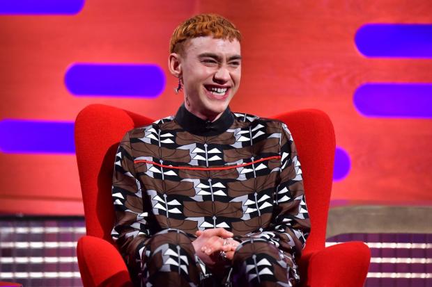 Craven Herald: Olly Alexander during the filming for the Graham Norton Show in January 2021 (Matt Crossick/PA)