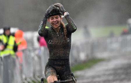 Cat Ferguson has triumphed in her latest cyclocross competition