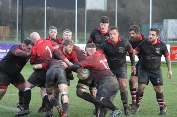 Skipton (red) scored over 70 points at the weekend