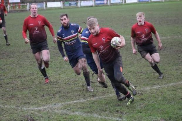 Skipton (red) hosted Burley on Saturday