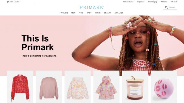 Craven Herald: Primark’s website has been launched in the UK (Primark/PA)