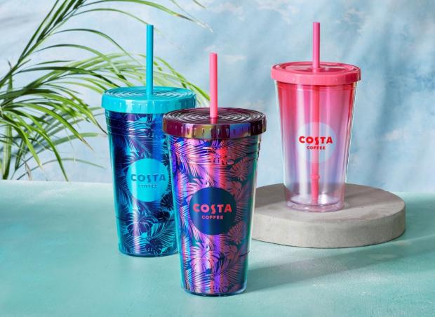 Craven Herald: Neon Frappe Cups (Costa Coffee)