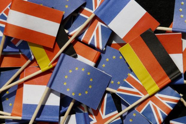 Craven Herald: UK and European flags. Credit: Canva