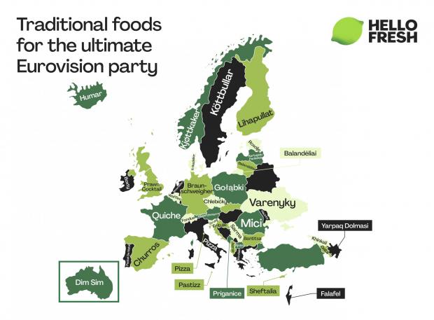 Craven Herald: Traditional European foods by country from HelloFresh. Credit: HelloFresh