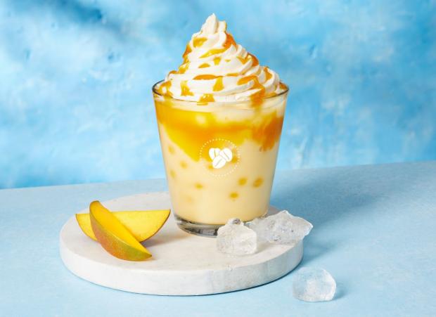 Craven Herald: Tropical Mango Bubble Frappé & Light Dairy Swirl (Costa Coffee)