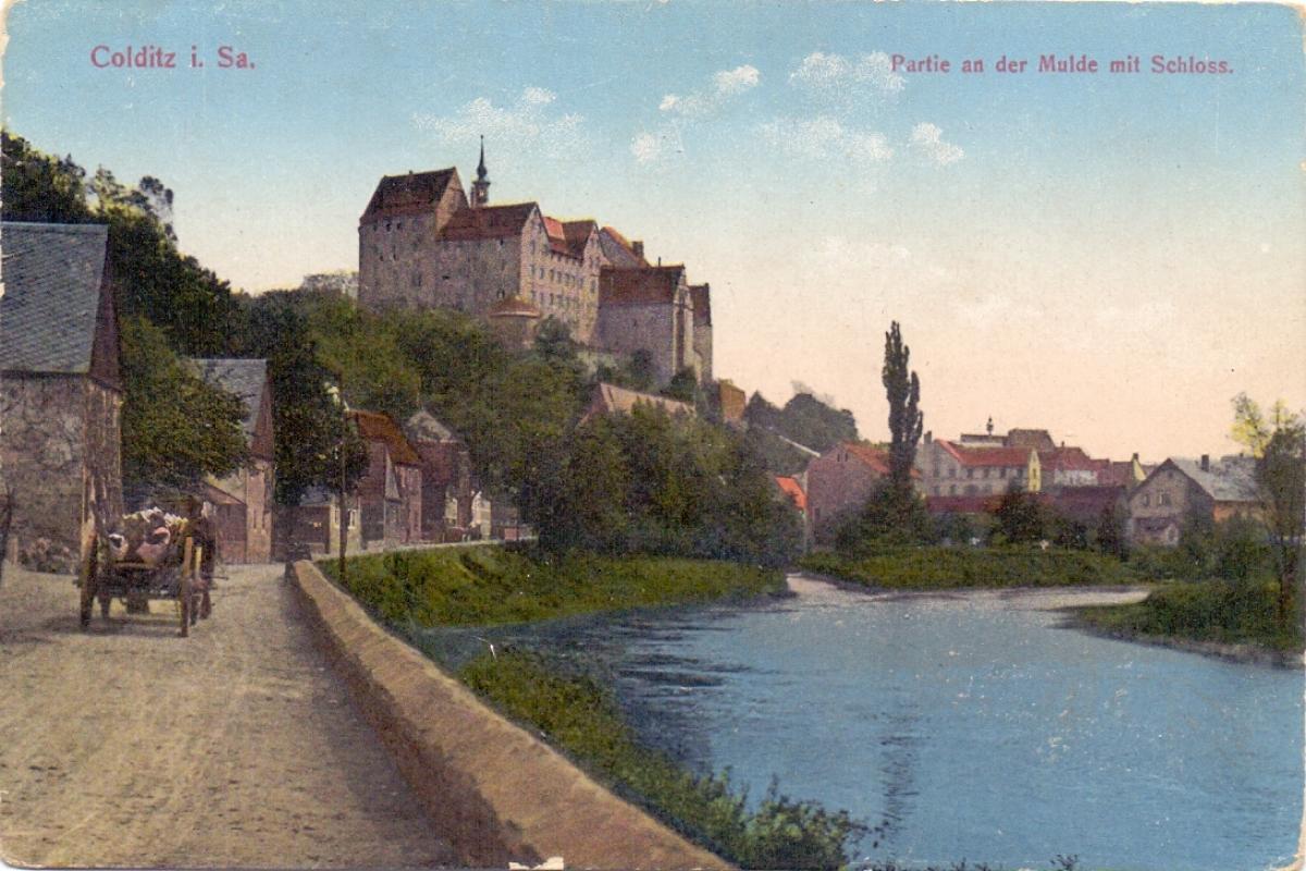 Colditz Castle and river