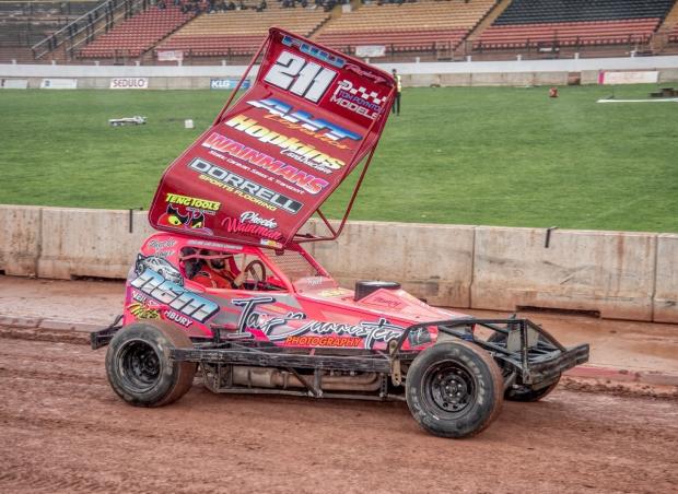 Craven Herald: Phoebe Wainman only just came behind her dad, she and her 211 car taking second place.