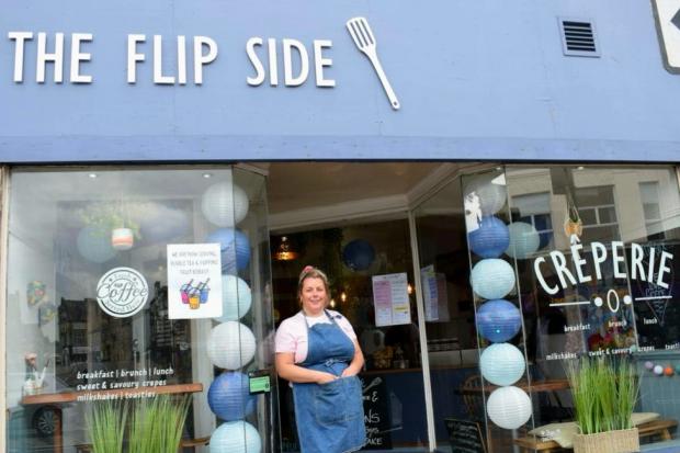 Hayley Kitching, new owner of The Flip Side in Skipton
