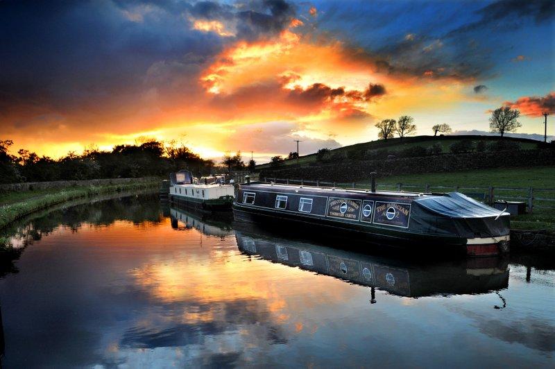 The Leeds and Liverpool Canal at Skipton 
