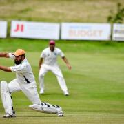 Shahid Nadeem had a knock of 62 for Skipton in their game at Harden on Saturday. Picture: Andy Garbutt