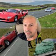 Top Gear's Paddy McGuinness crashed his car into a field near Ribblehead in 2020