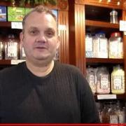 John Costello, owner of Sarsparilla’s Sweet Shop, Skipton, features in the video